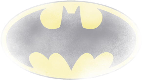 Batman Faded Logo Men's Crewneck Sweatshirt - Youth: Batman - Faded Logo (600x345), Png Download