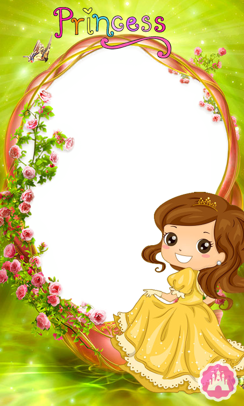 Frame Png Princess (480x800), Png Download