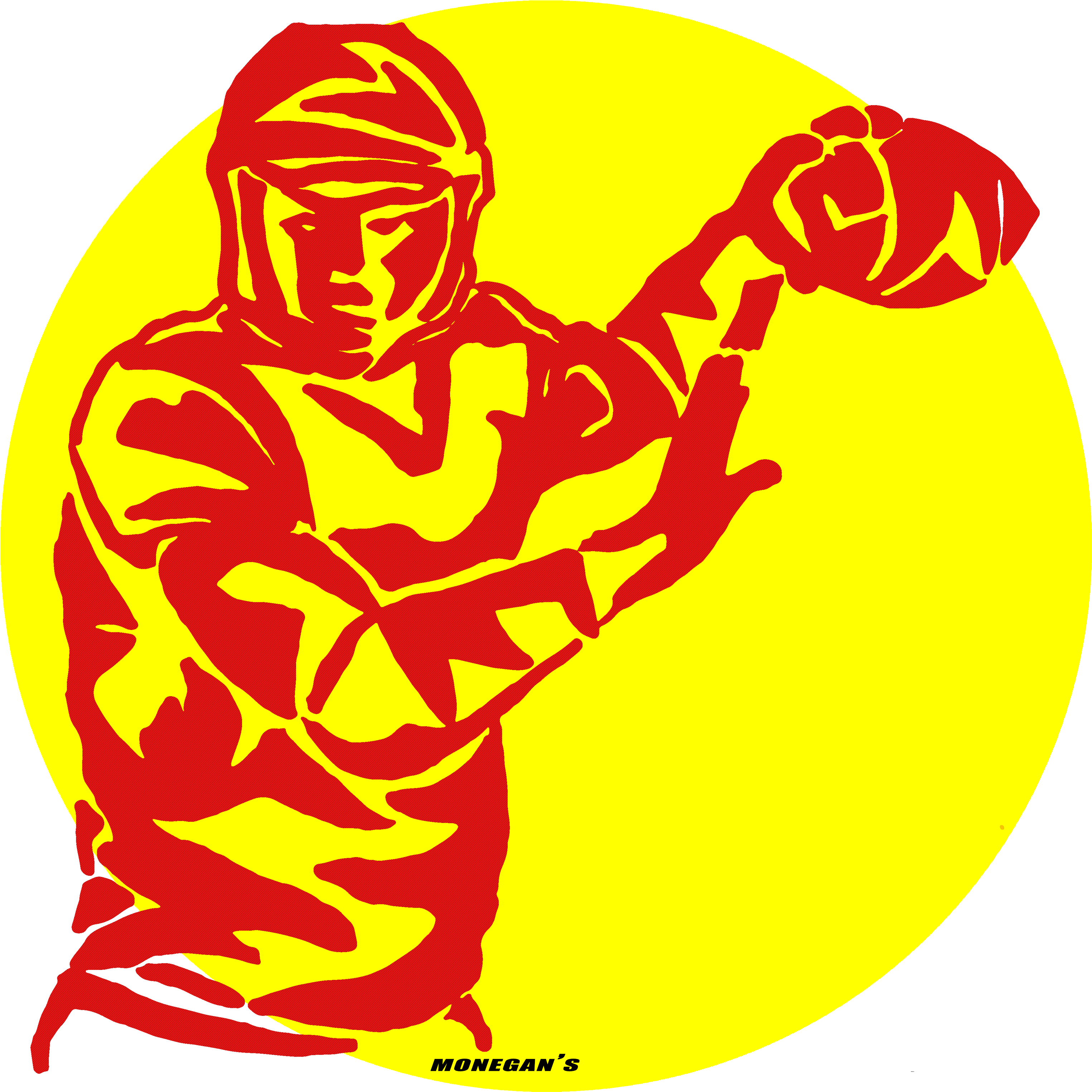 Red Sun Football Image (3546x3267), Png Download