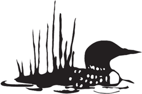 Loon - Loon Silhouette (500x500), Png Download