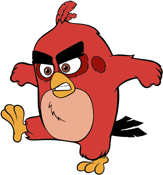 And Clipped By Cartoon Clipart - Angry Birds Movie Clipart (550x581), Png Download