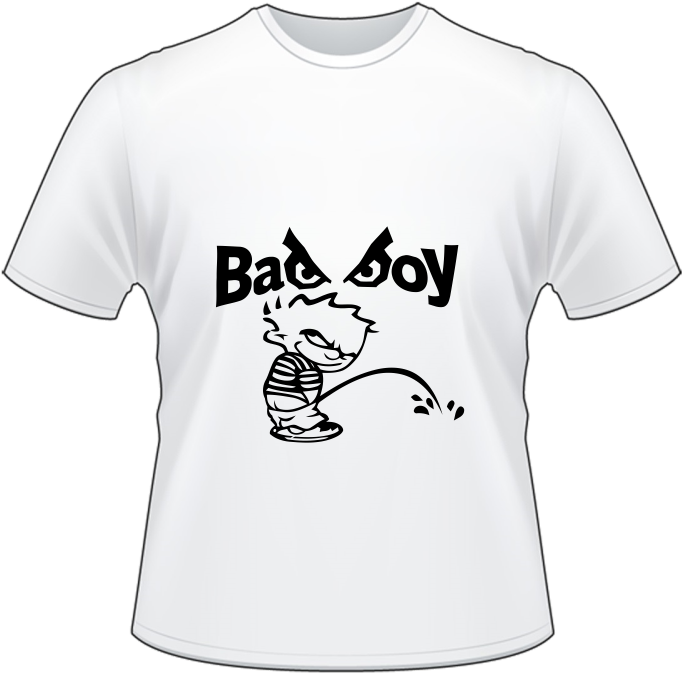 Bad Boy - T Shirt Unique Design (715x717), Png Download