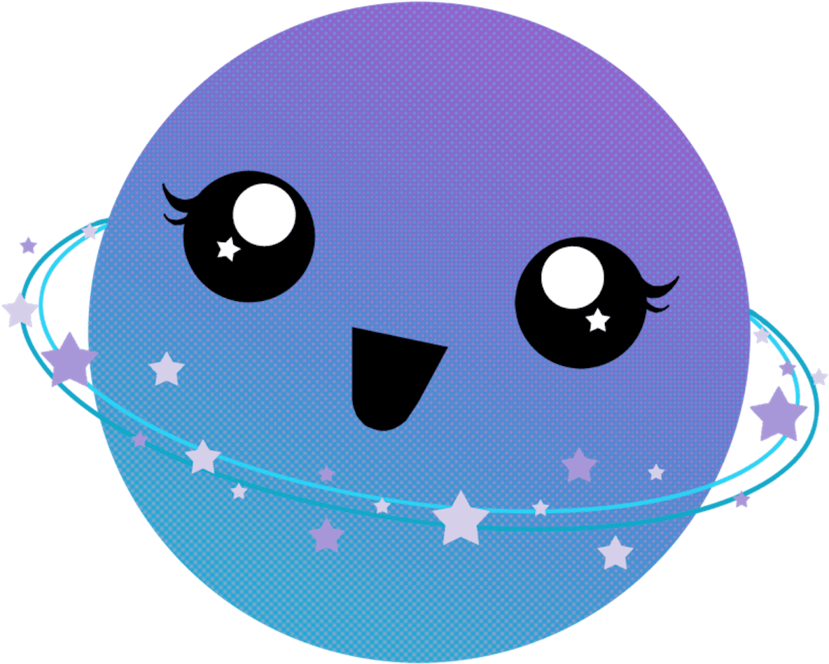 Kawaii Planet Png (1200x1200), Png Download