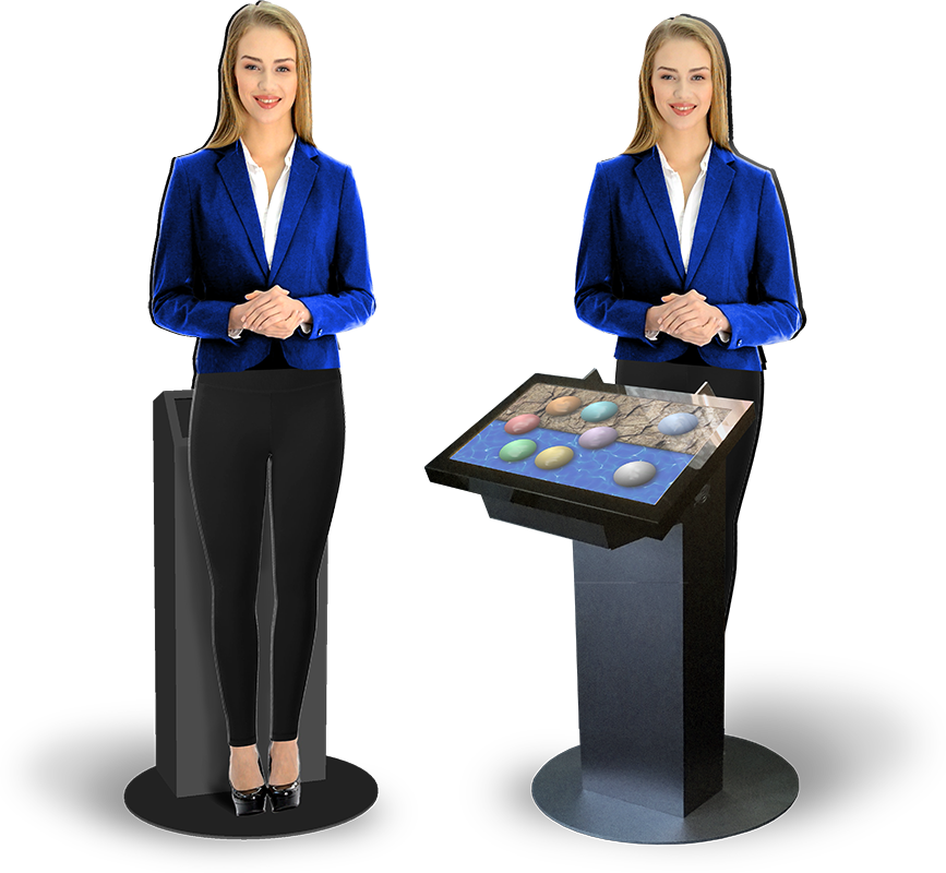 Holohost Is Your Virtual Booth Presenter Who Never - Businessperson (867x800), Png Download