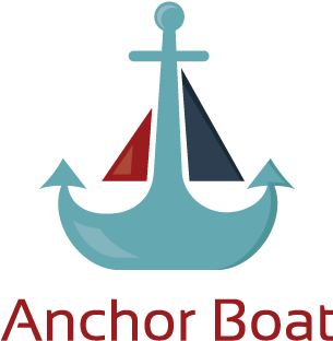 Anchor And Boat Logo (400x400), Png Download