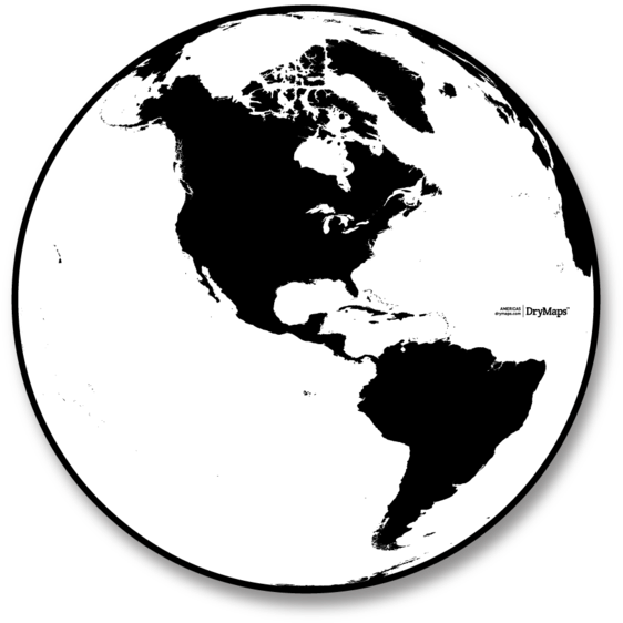 Globe Black And White Earth Grid (600x600), Png Download