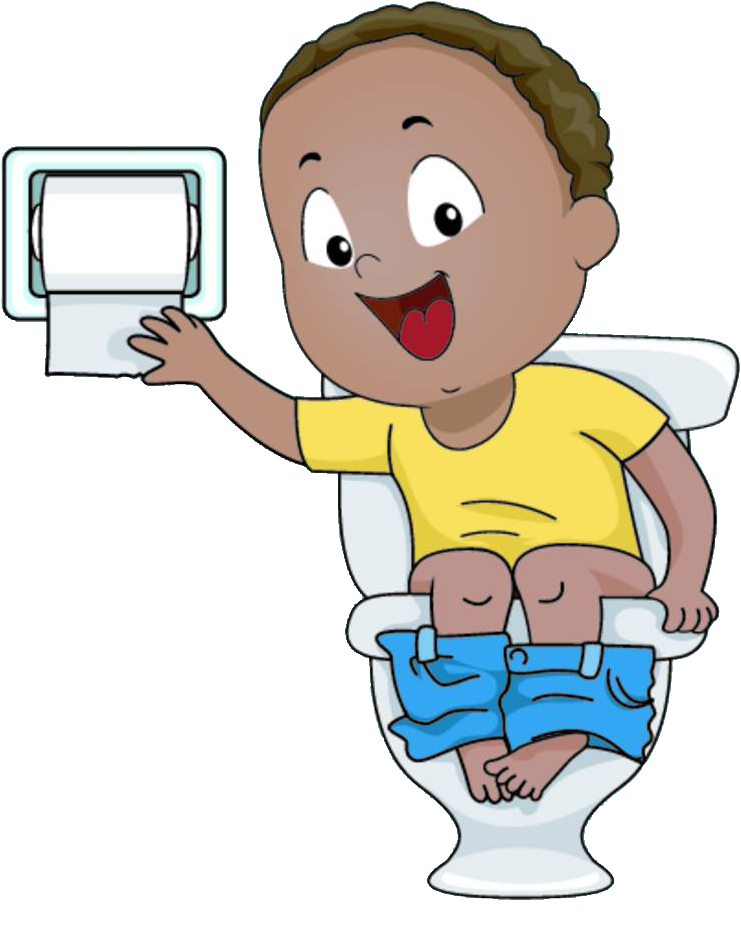 Potty Clipart At Getdrawings - Sit On Toilet Clipart (856x1000), Png Download