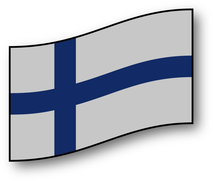 Finish Flag Png Download - Finnish Flag Clip Art (800x692), Png Download