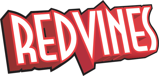 Licorice Clipart Red Licorice - Red Vines Logo Png (618x296), Png Download