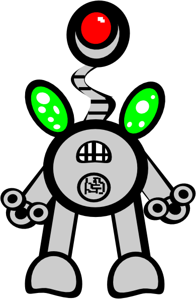 Robot Svg Clip Arts 390 X 594 Px (390x594), Png Download