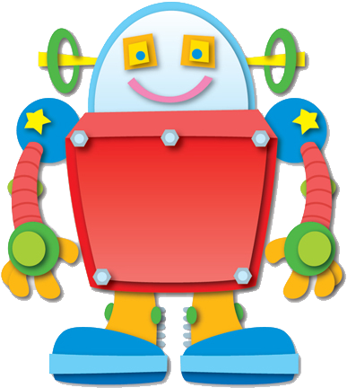 Robots Clipart Personal And Limited Commercial Use - Robots Temporary Tattoos (402x461), Png Download