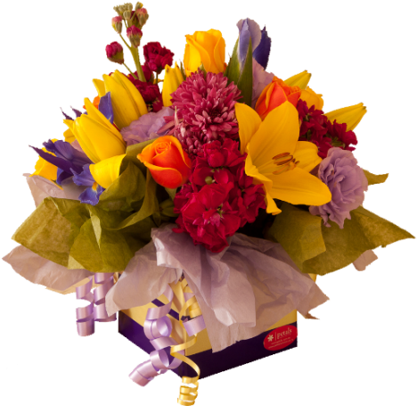 Flower Box Arrangement Png (500x500), Png Download