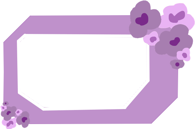 Purple Flower Box 2 (647x413), Png Download