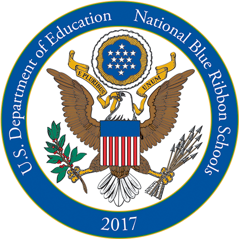 Blue Ribbon Logo - National Blue Ribbon Schools Program (950x475), Png Download