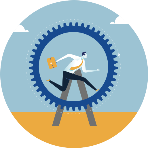 Get Off The Hamster Wheel - Crank Arm Brewing Logo (729x513), Png Download