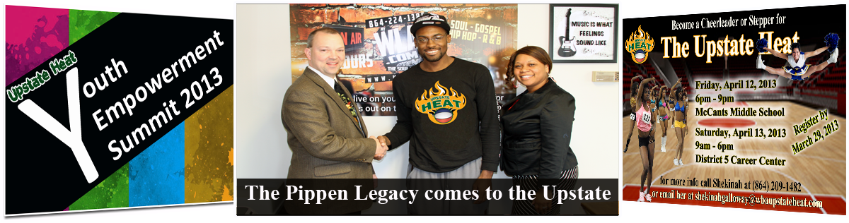 Pippen Legacy Goes To Upstate Heat - Antron Pippen (1200x316), Png Download