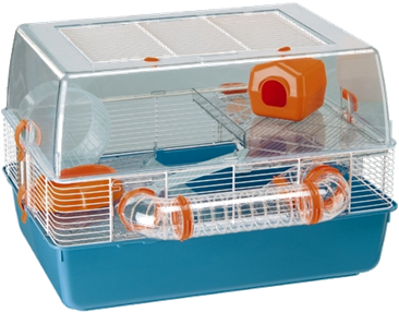 An Old Terarrium - Ferplast Duna Fun Hamster Cage With Accessories (405x316), Png Download