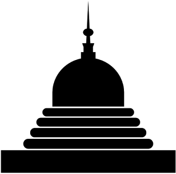 Hindu Clipart Hindu Worship - Hindu Temple Clipart Black And White (384x384), Png Download