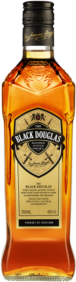 Black Douglas Bottle - Black Douglas Scotch Whisky (600x600), Png Download