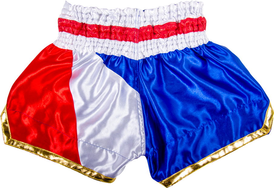 Yokkao Muay Thai Shorts Thai Flag Silver Edition - Muay Thai Shorts Png (1000x662), Png Download