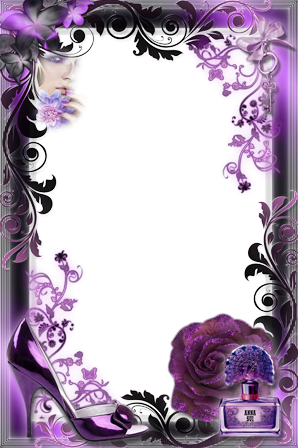 Photo Frame - Purple Glamour - Anna Sui Night Of Fancy 50ml/1.7oz Eau De Toilette (298x448), Png Download