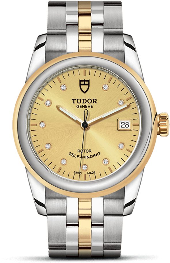 Tudor Glamour Date - Tudor M55020 (900x1200), Png Download