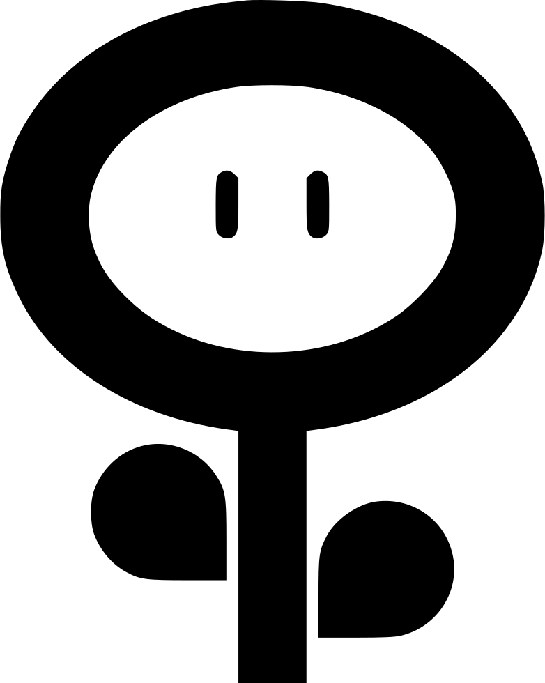 Mario Fireflower - - Tegn For Piger (782x980), Png Download