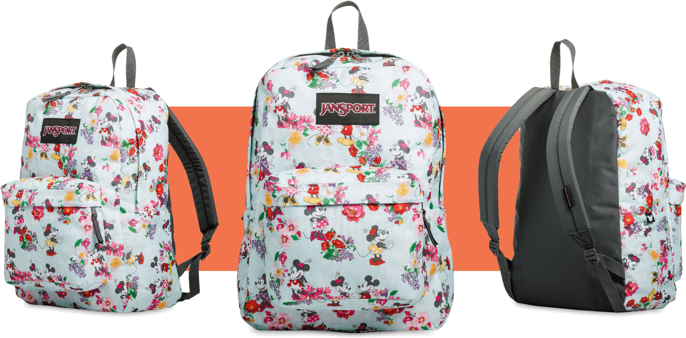 Clipart Resolution 1432*737 - Minnie Mouse Jansport Backpack (1432x737), Png Download