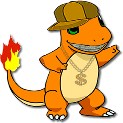 Gangsta Gossip - Charmander Pokemon (400x400), Png Download
