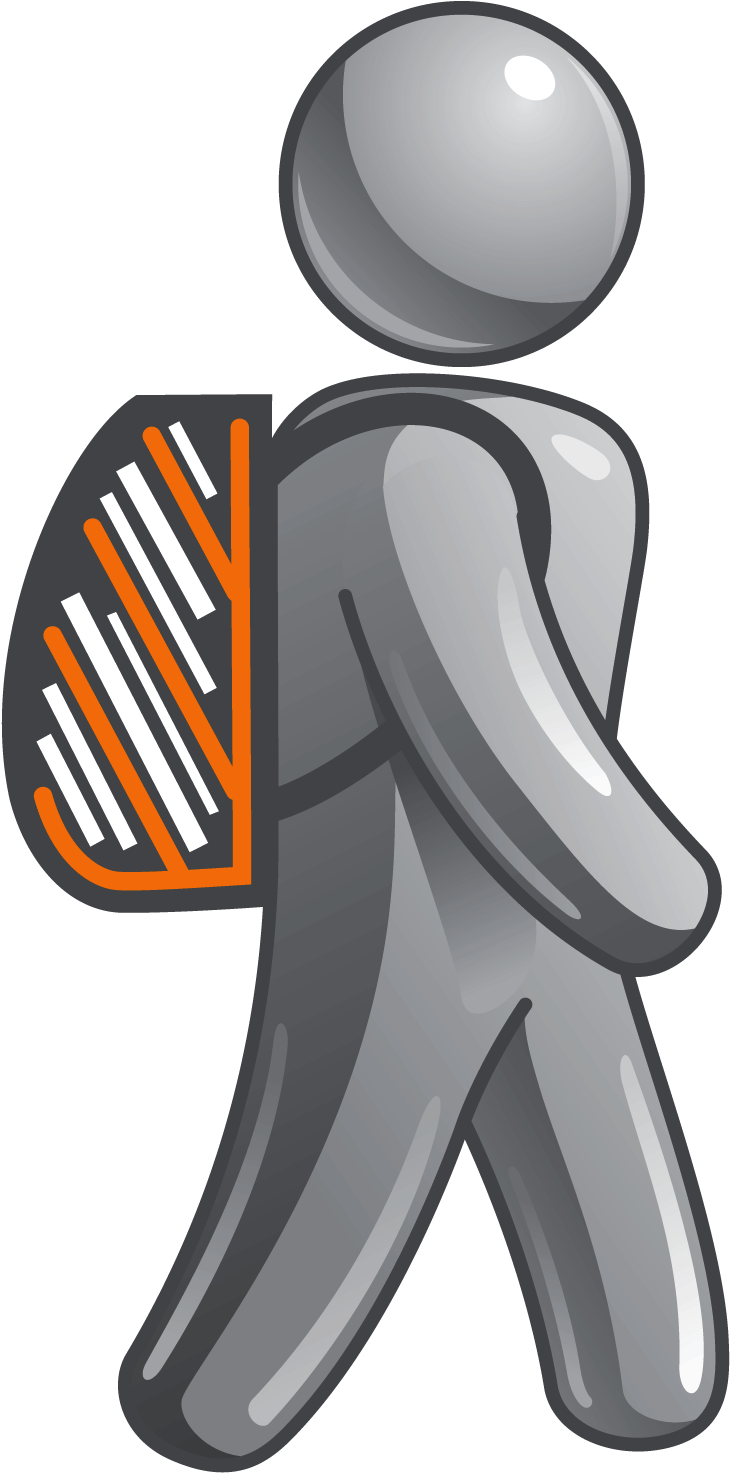 Backpack Clipart Organized Backpack - Ergonomic Backpack Sew (1200x1472), Png Download