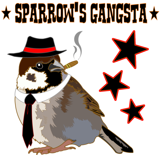 Sparrow's Gangsta - Office Closed Labor Day Sept 3 2018 (550x550), Png Download
