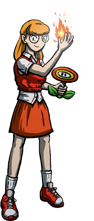 Karen Fire Flower - Art (350x750), Png Download