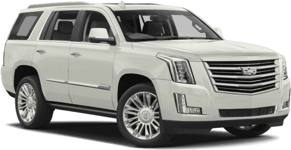 New 2018 Cadillac Escalade Platinum Edition - 2018 Cadillac Escalade Platinum White (640x480), Png Download