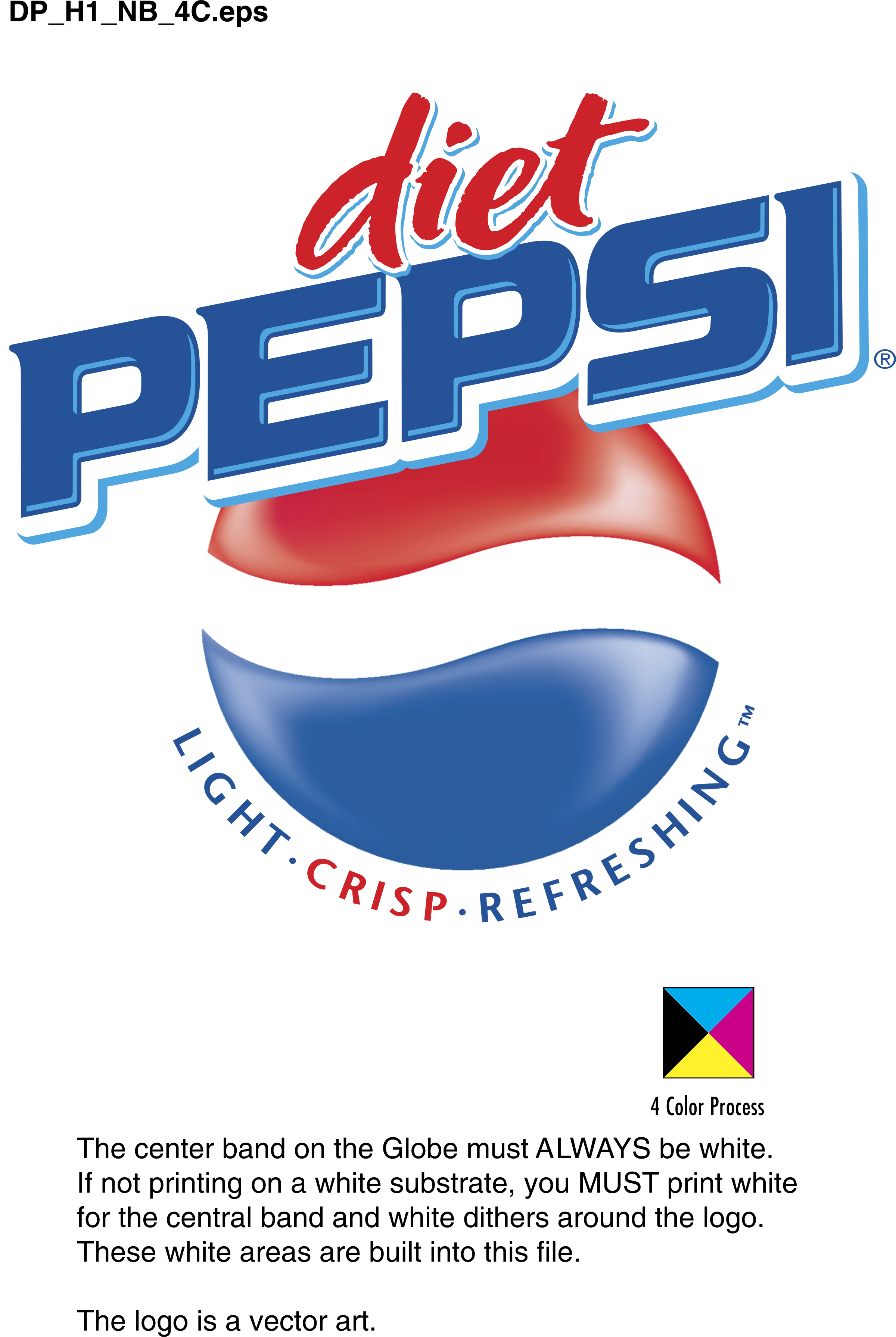 Diet Pepsi Logo Png Transparent - Diet Pepsi (2400x3582), Png Download
