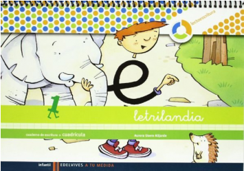 Letrilandia Cuadricula - (09). 1.cuad. Letrilandia Grid * Coil *-usero Alijarde, (354x410), Png Download
