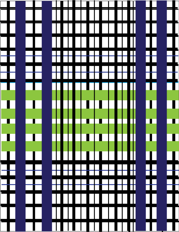 Lines 3 Lines With Intentional Color That Has Rhythm/ebb - Rectangle (611x794), Png Download
