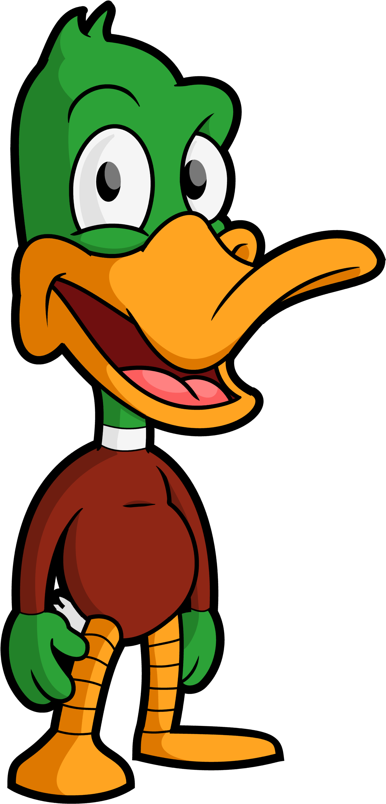 Free Cartoon Duck Vector - Cartoon Duck (3000x3000), Png Download