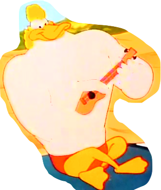 Muscle-bound Duck - Wiki (331x391), Png Download