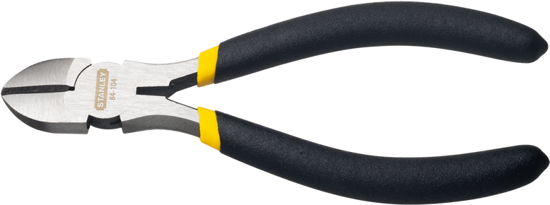 Zoom - Stanley Diagonal Cutting Pliers 6 (800x322), Png Download