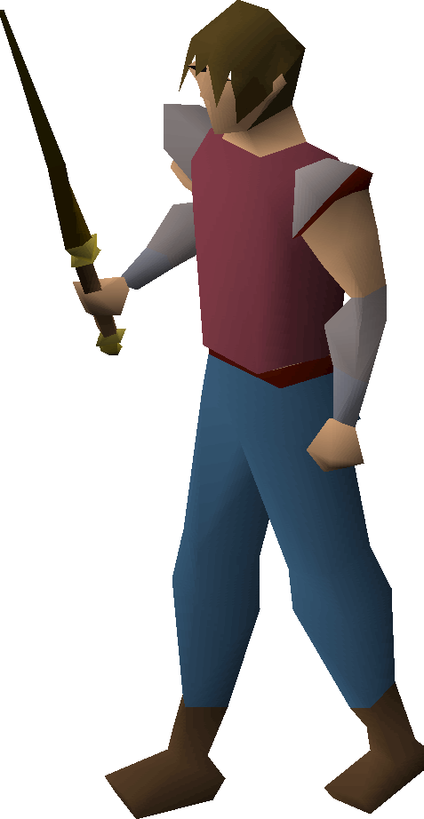 Teacher Wand Equipped - Osrs Frozen Whip (477x922), Png Download