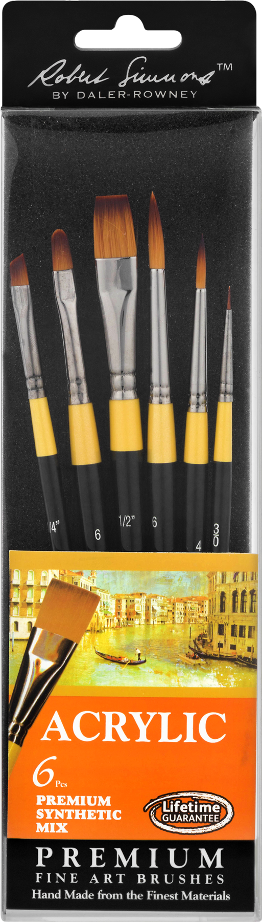 Rowney Acrylic Premium Fine Art Brushes - Paint Brush (1800x1800), Png Download
