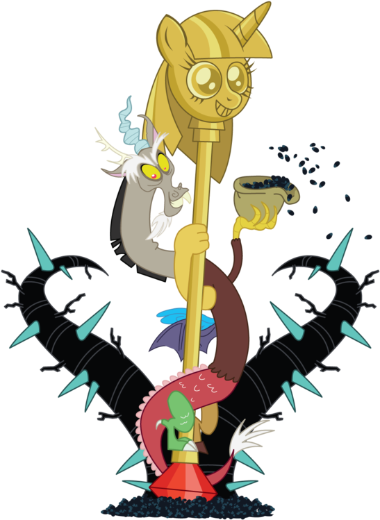 Xkappax, Black Vine, Discord, Meme, Plunder Seeds, - Mlp Discord Is Best Draconequus (600x760), Png Download