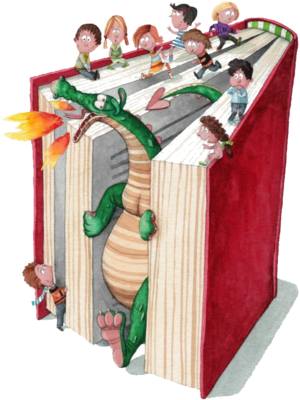 Cartoon Fairy Tale Book Fairy Pattern - Literatura Infantil Png (1024x1368), Png Download