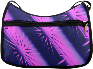 Purple And Blue Starburst Abstract Crossbody Bags - Interestprint Personalized Backpack Purple And Blue (500x500), Png Download