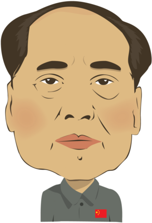 Mao Zedong (386x500), Png Download