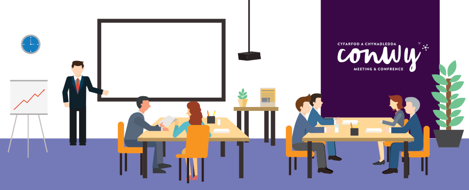 Conference Hall - Table (960x389), Png Download