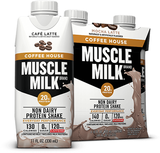 Muscle Millk Coffee House Cover - Muscle Milk Coffee Shake (585x700), Png Download