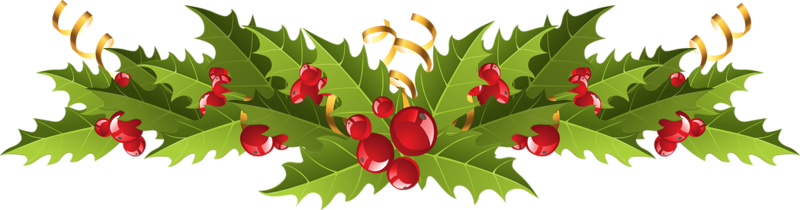 Jul Rør / Blomster, Mistelten, Kranse (800x210), Png Download
