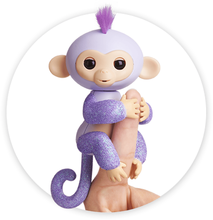 Fingerlings Monkey Glitter Kiki - Fingerlings Kiki (920x920), Png Download