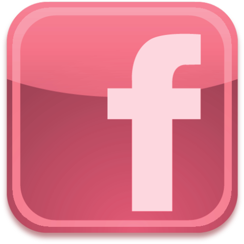 Facebook Logo Rosa - Facebook Icon (500x500), Png Download